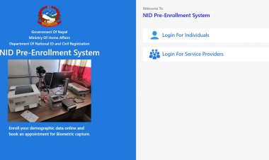 How to Pre-Enroll for Nepali National Identity Card - NID Pre-Enrollment System Nepal